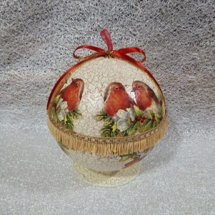 Atverama bumba uz statīva. 15 cm diam.